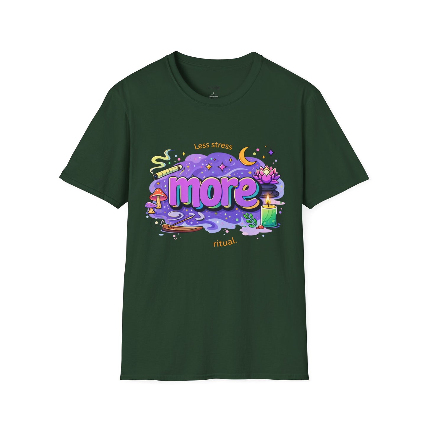 More Rituals Graphic T-Shirt — Whimsical Nighttime Mushroom Design