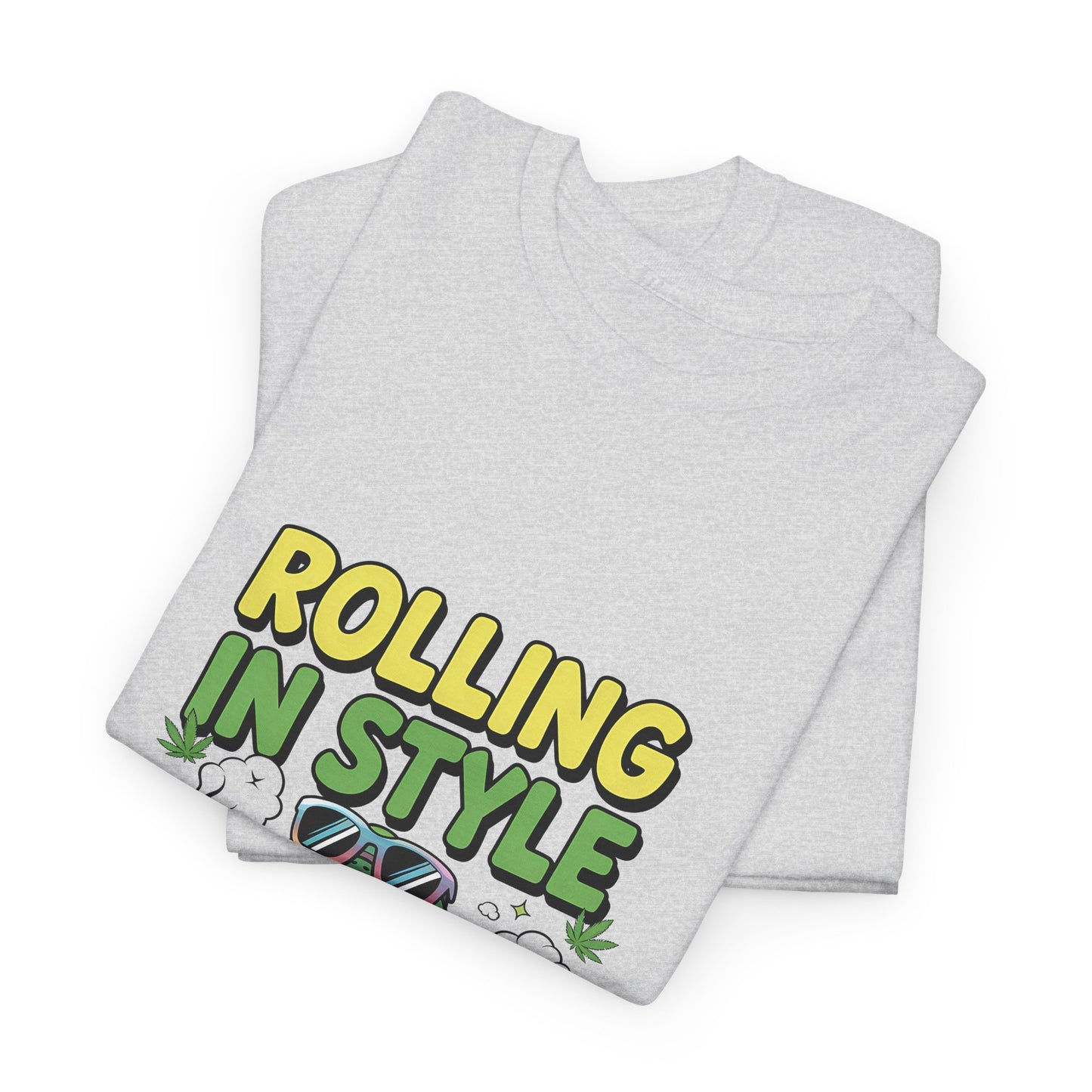 Rolling in Style Turtle T-Shirt — Cute Cartoon Turtle Graphic Tee
