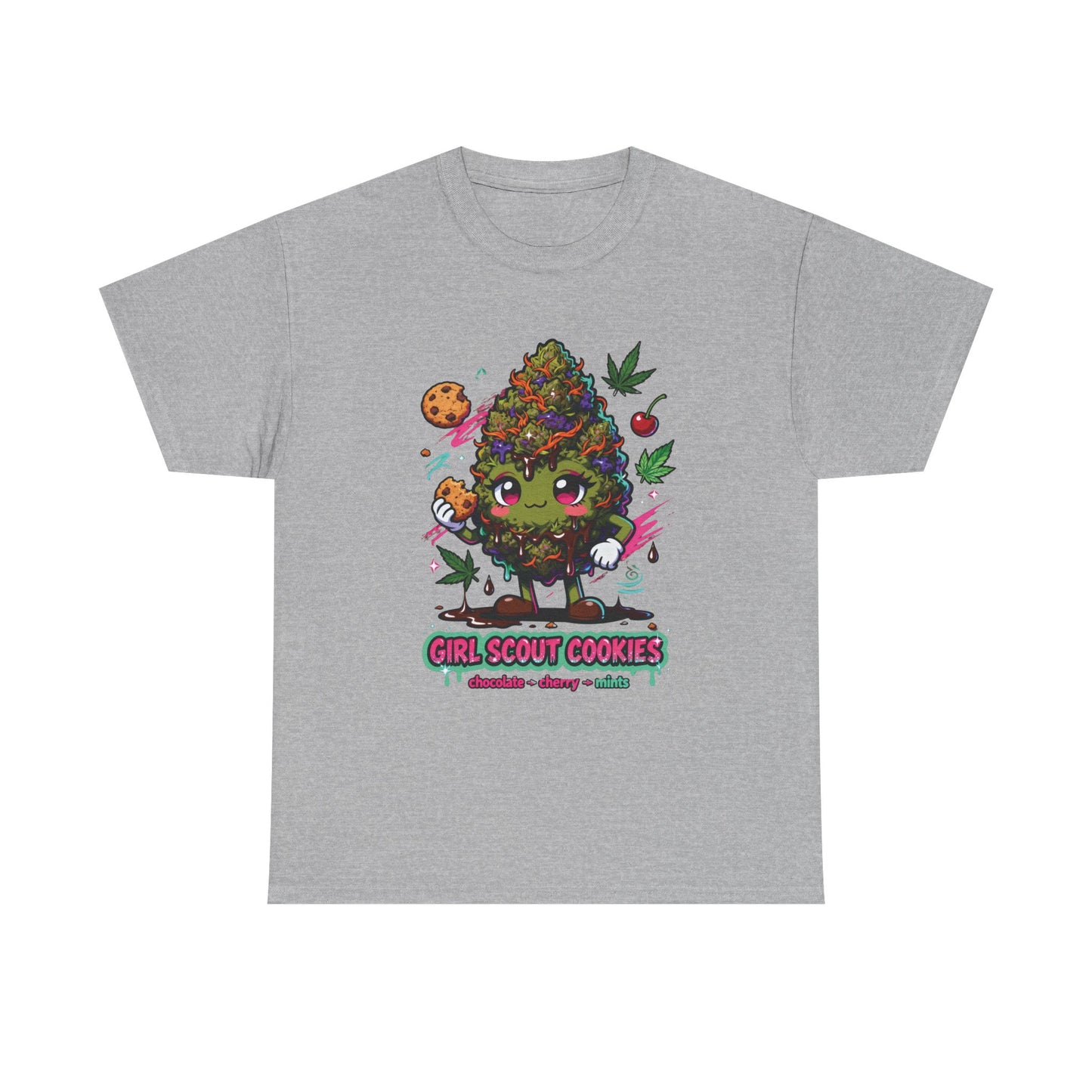 Girl Scout Cookies 420 Tee — Cute Bud Character Graphic T-Shirt