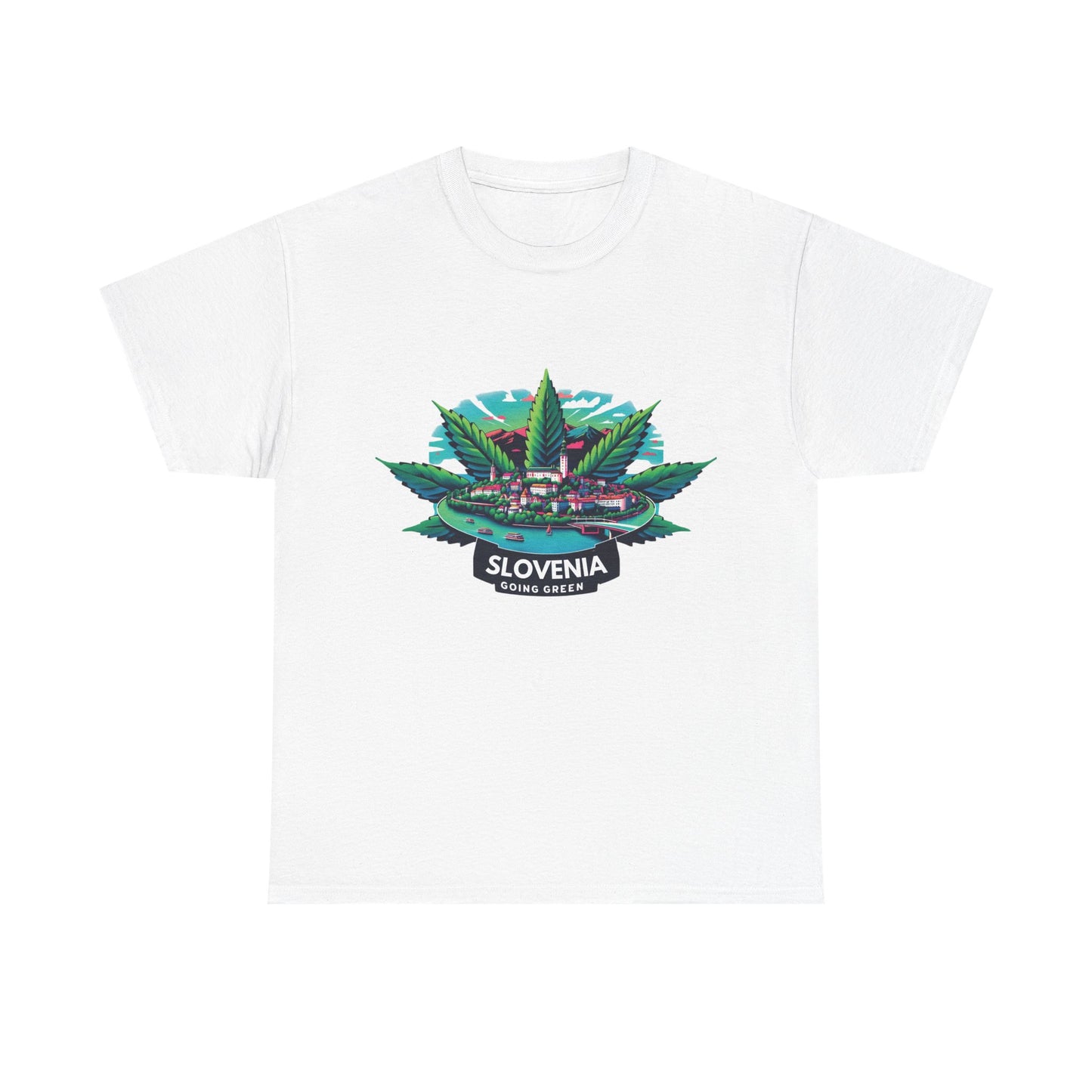 Slovenia is Going Green Heavy Cotton Tee