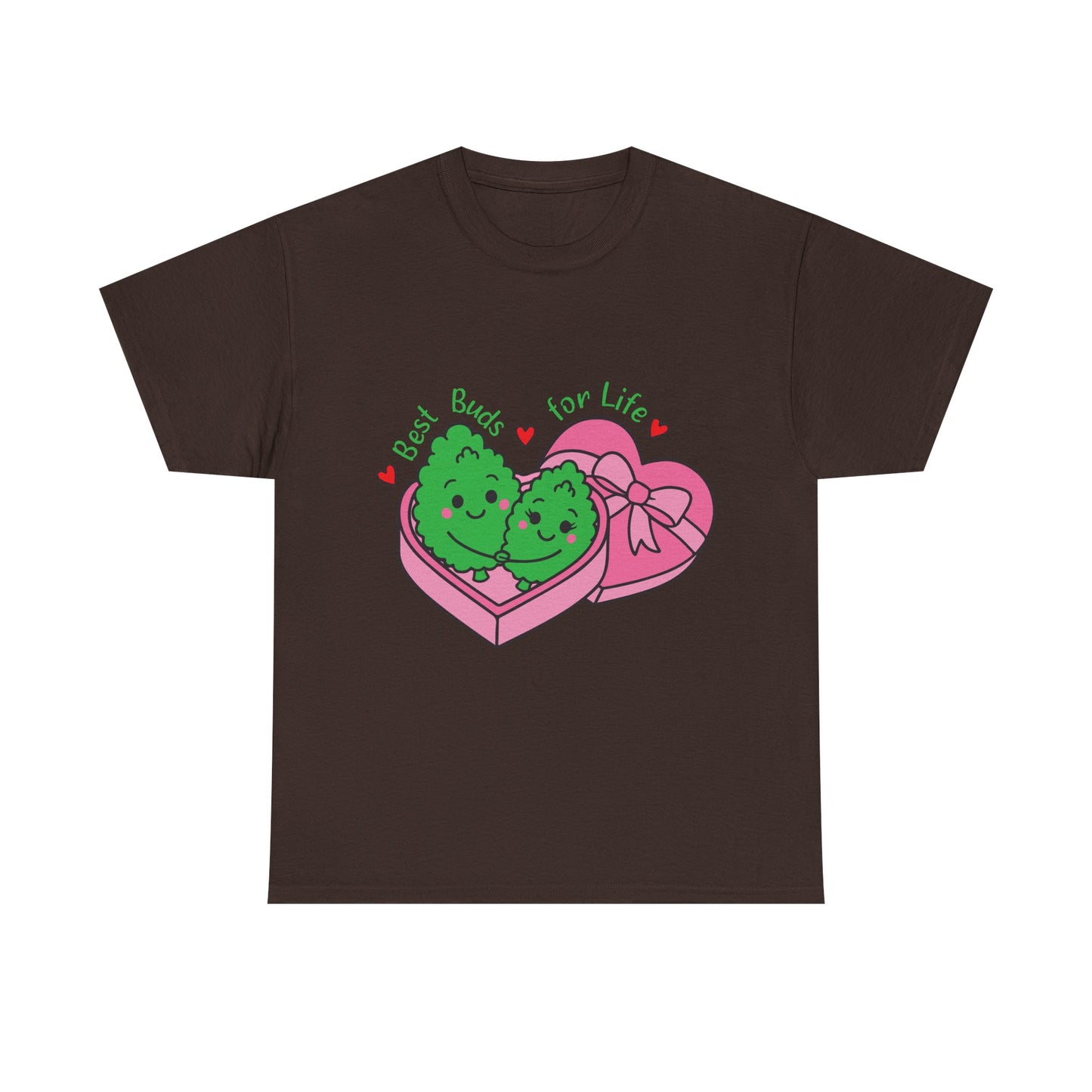 Friendship Heart Tee — “Best Buds for Life” Cute Plant Friends Valentine T‑Shirt