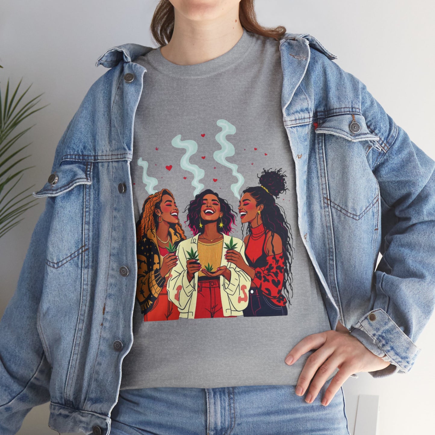 Sisterhood Vibes T-Shirt — Joyful Diverse Women Graphic Tee