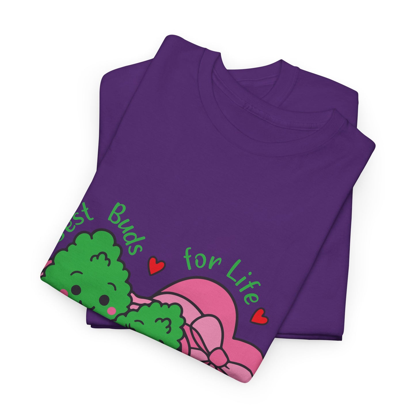 Friendship Heart Tee — “Best Buds for Life” Cute Plant Friends Valentine T‑Shirt