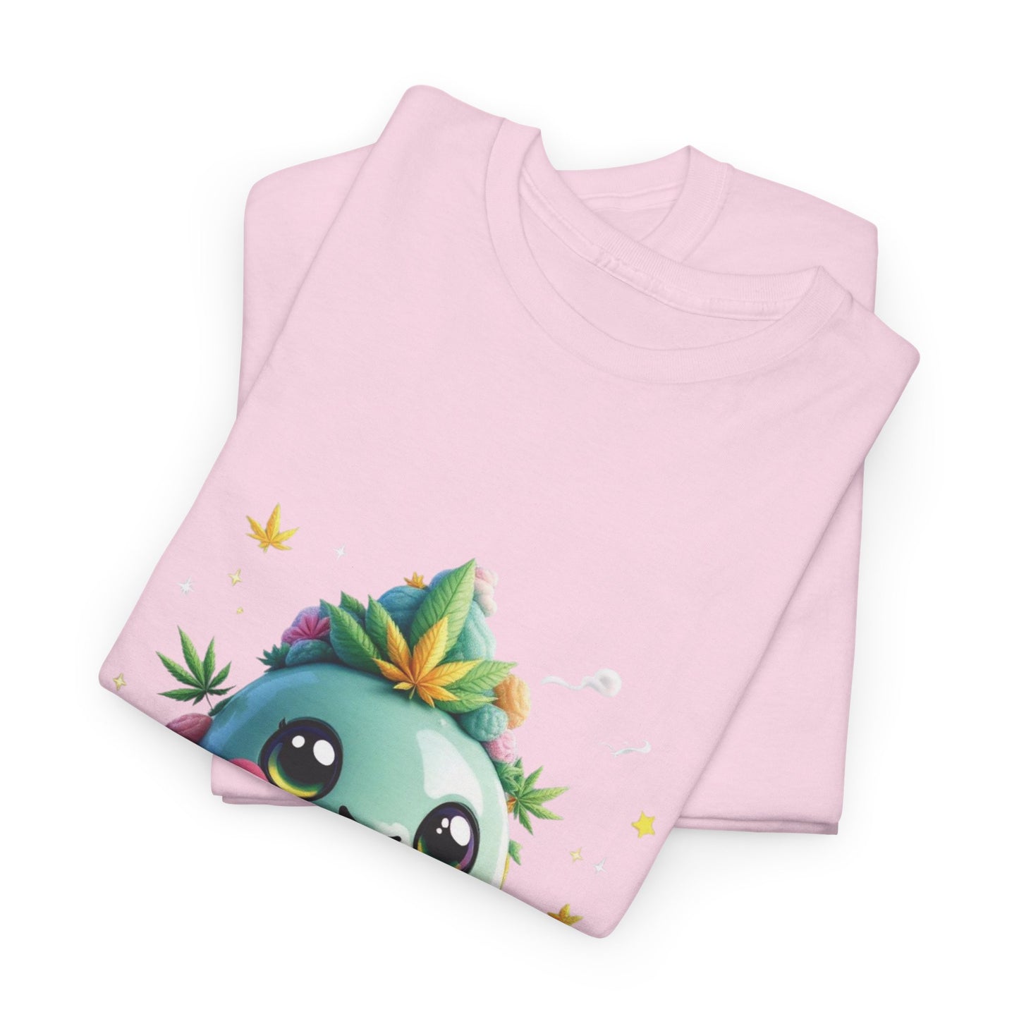Cute 420 Character T-Shirt — Kawaii Succulent Tee