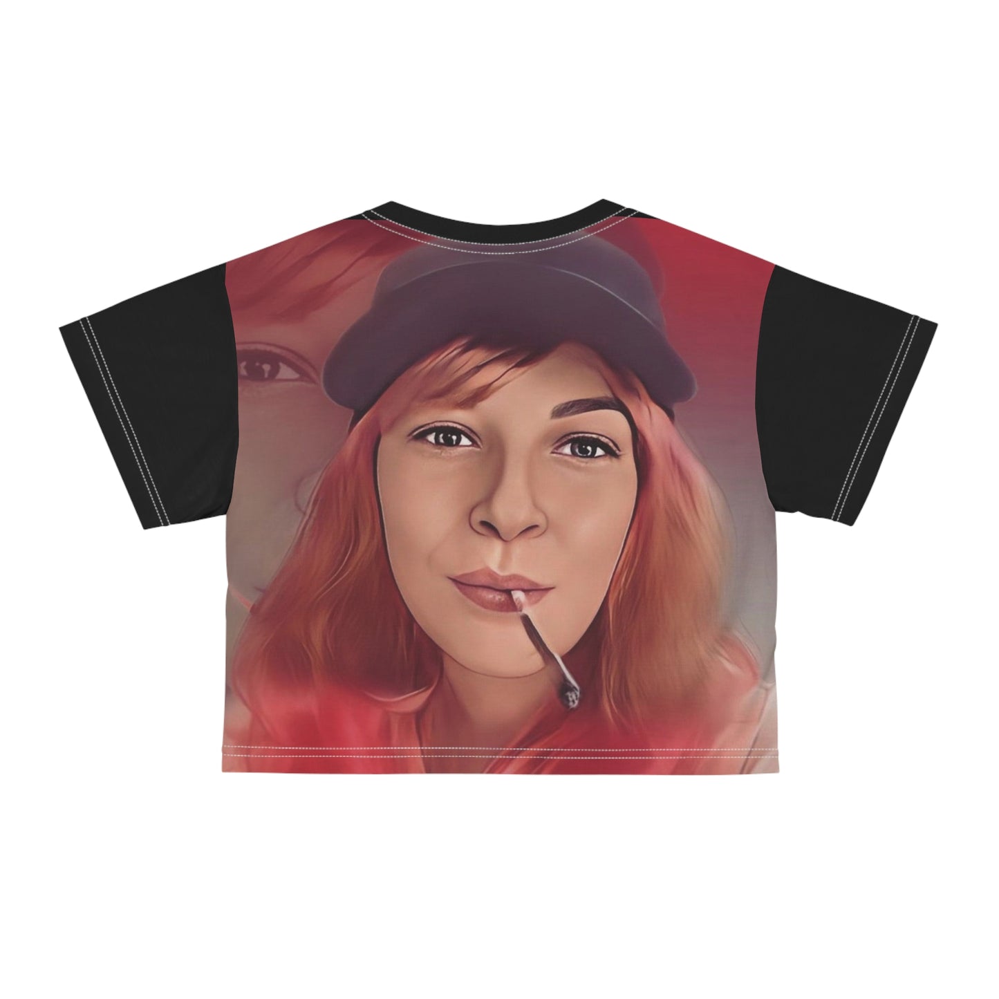 Ganja Girl Crop Tee | 420 Shirt | Gift for her | Abstract Clothing