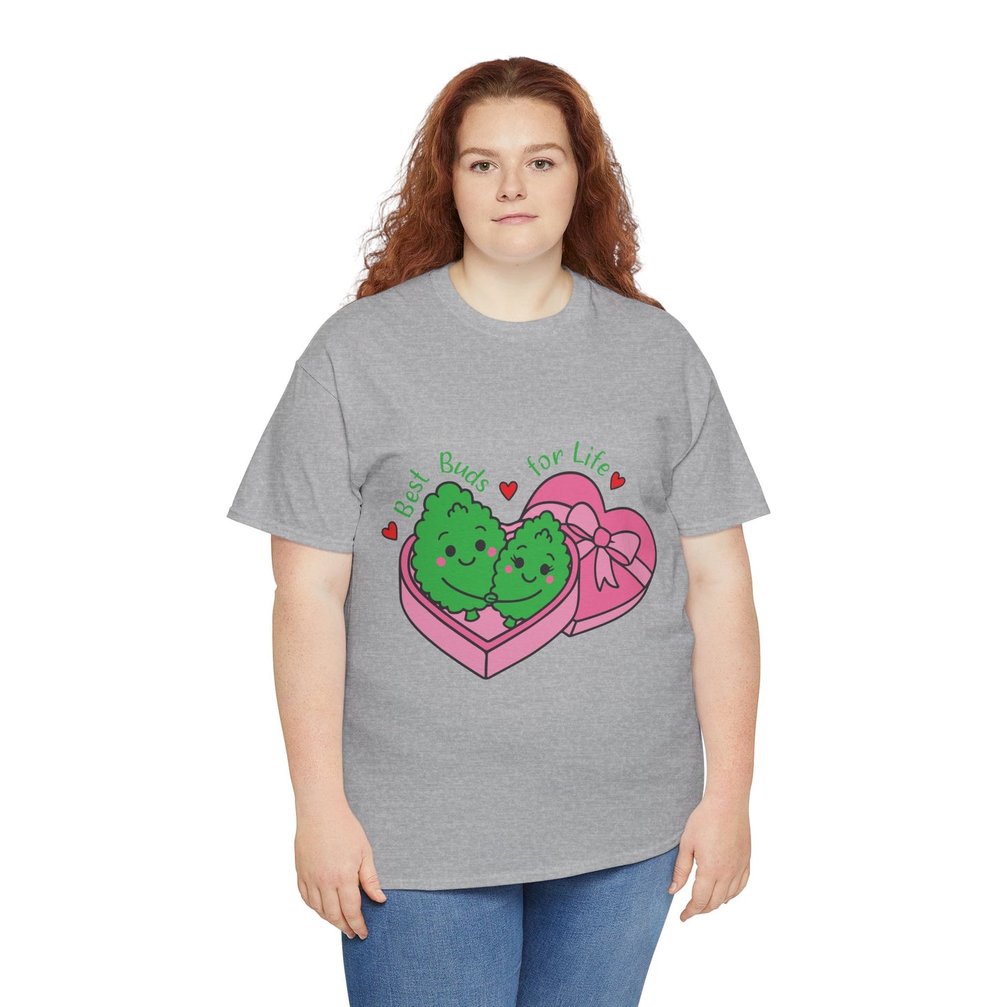 Friendship Heart Tee — “Best Buds for Life” Cute Plant Friends Valentine T‑Shirt