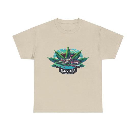 Slovenia is Going Green Heavy Cotton Tee