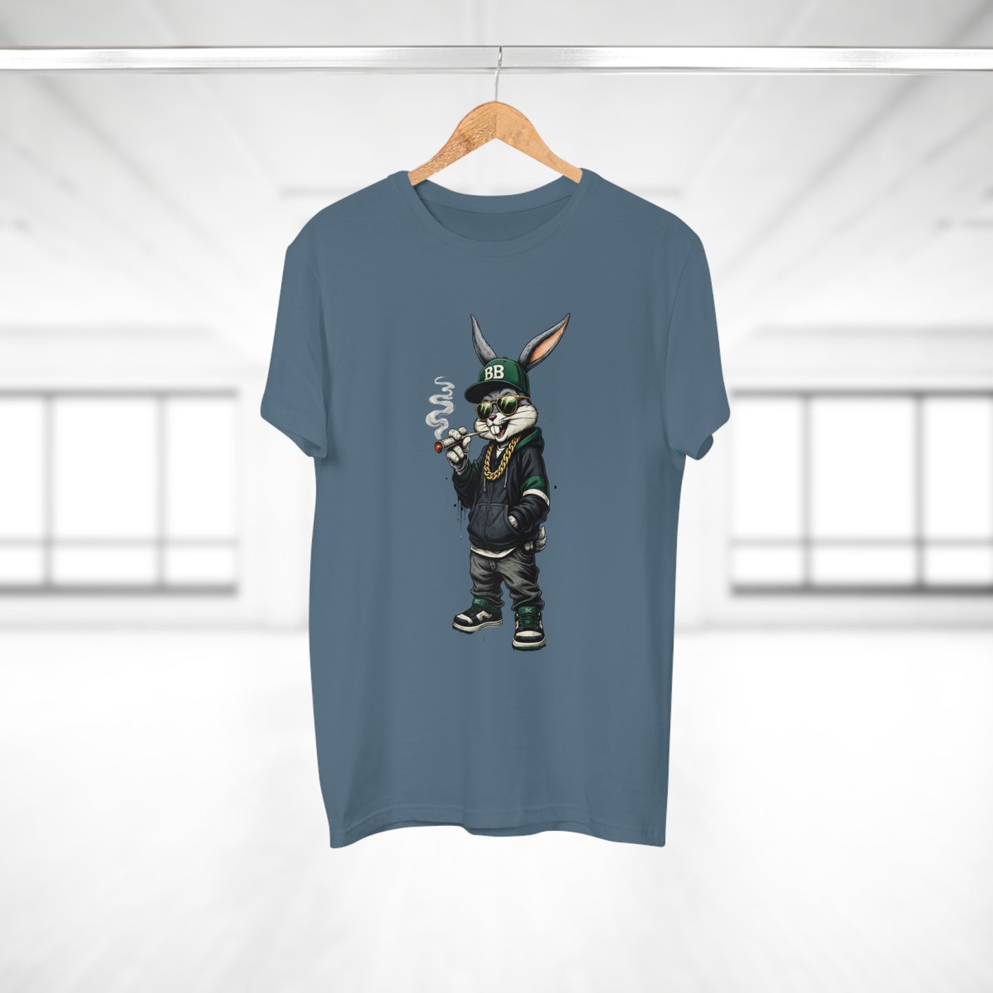 Streetwear Bunny Graphic T‑Shirt — Cool Hip Hop Rabbit Design