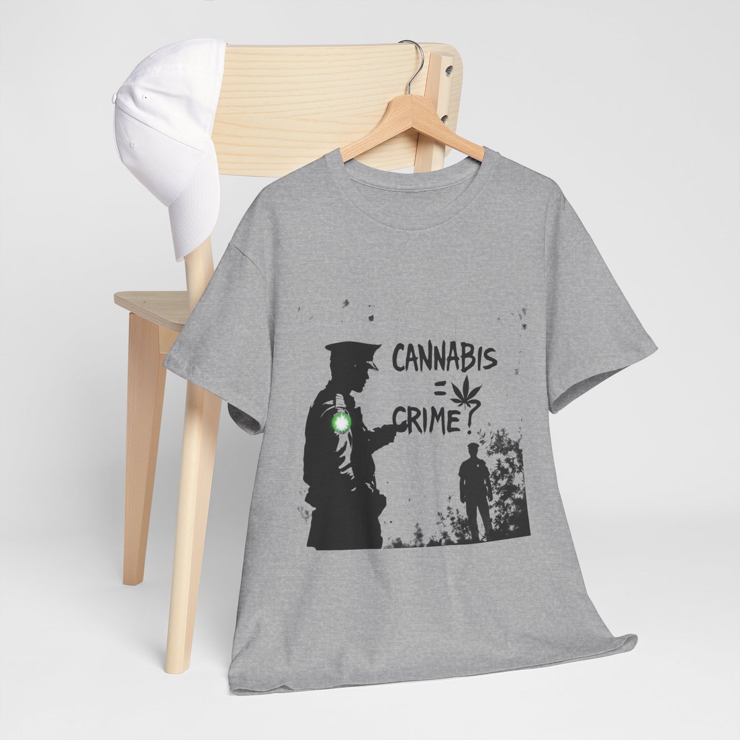 Weed = Crime? Graphic Tee — Protest/Streetwear Shirt