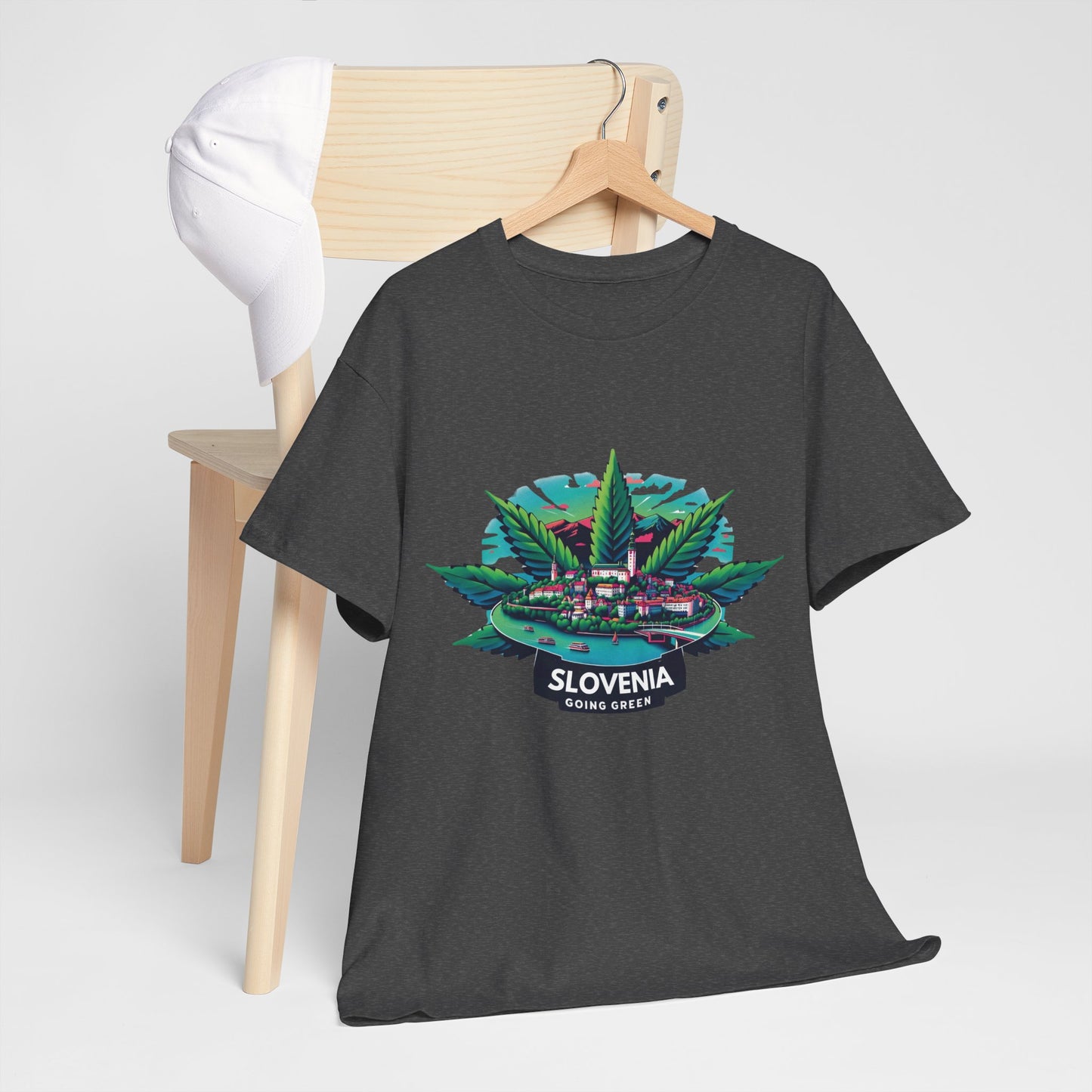 Slovenia is Going Green Heavy Cotton Tee