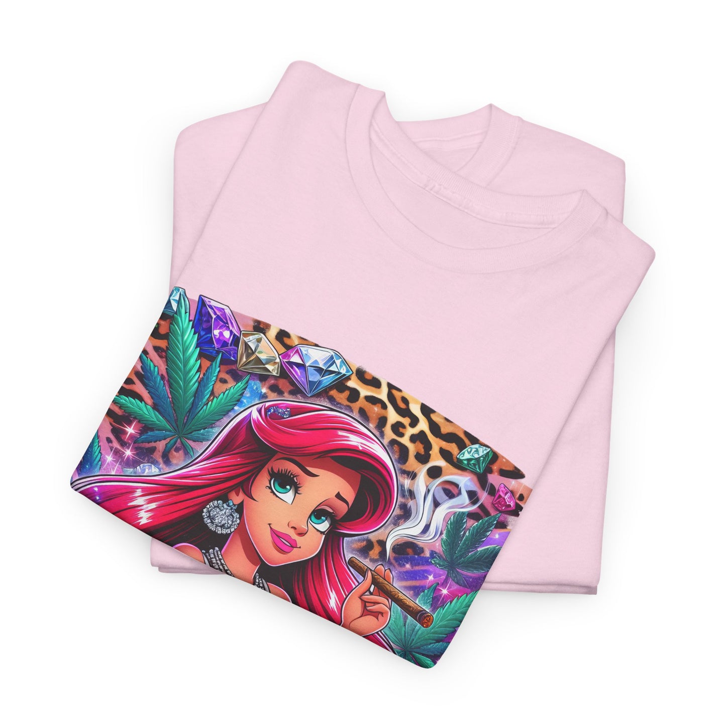 Ariel Retro Pop Art Tee — Colorful Mermaid Graphic T-Shirt