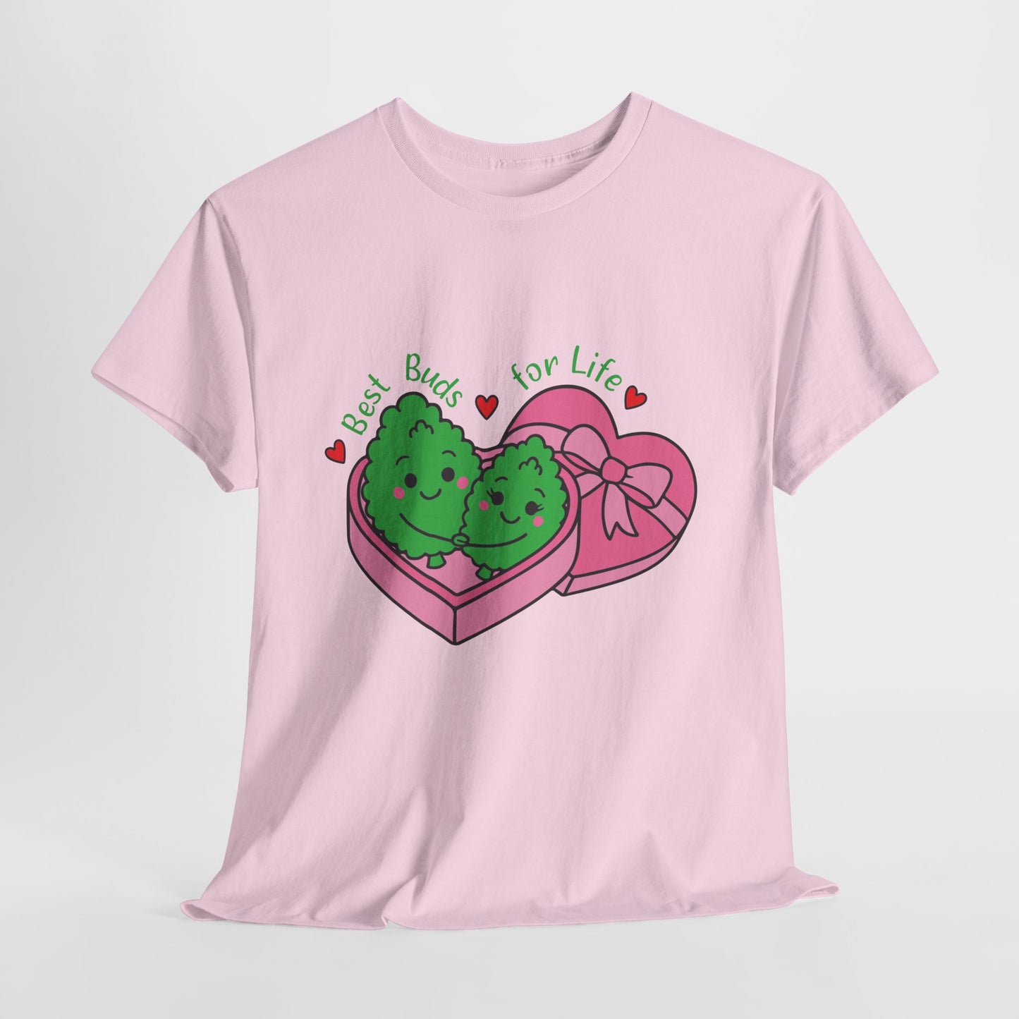 Friendship Heart Tee — “Best Buds for Life” Cute Plant Friends Valentine T‑Shirt