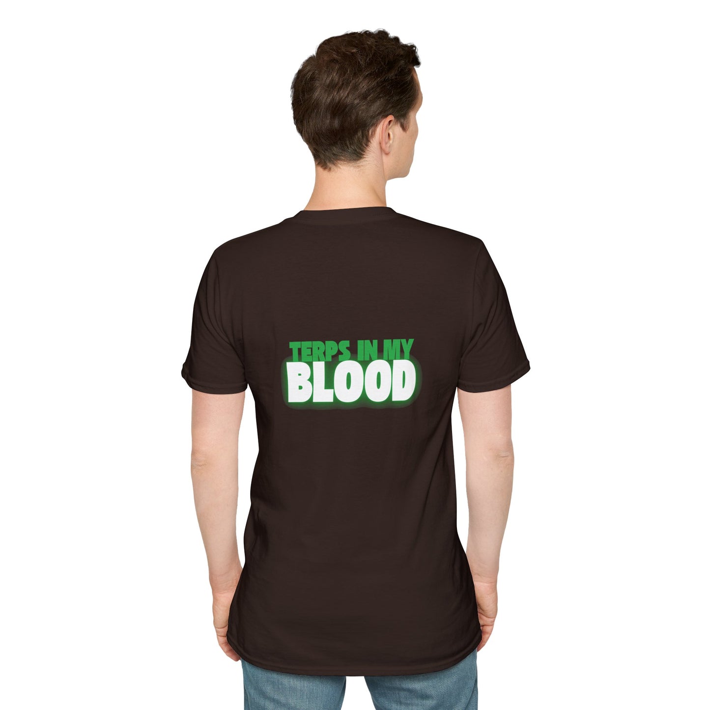 Terps In My Blood T-Shirt - Cute Nug Character Graphic Tee