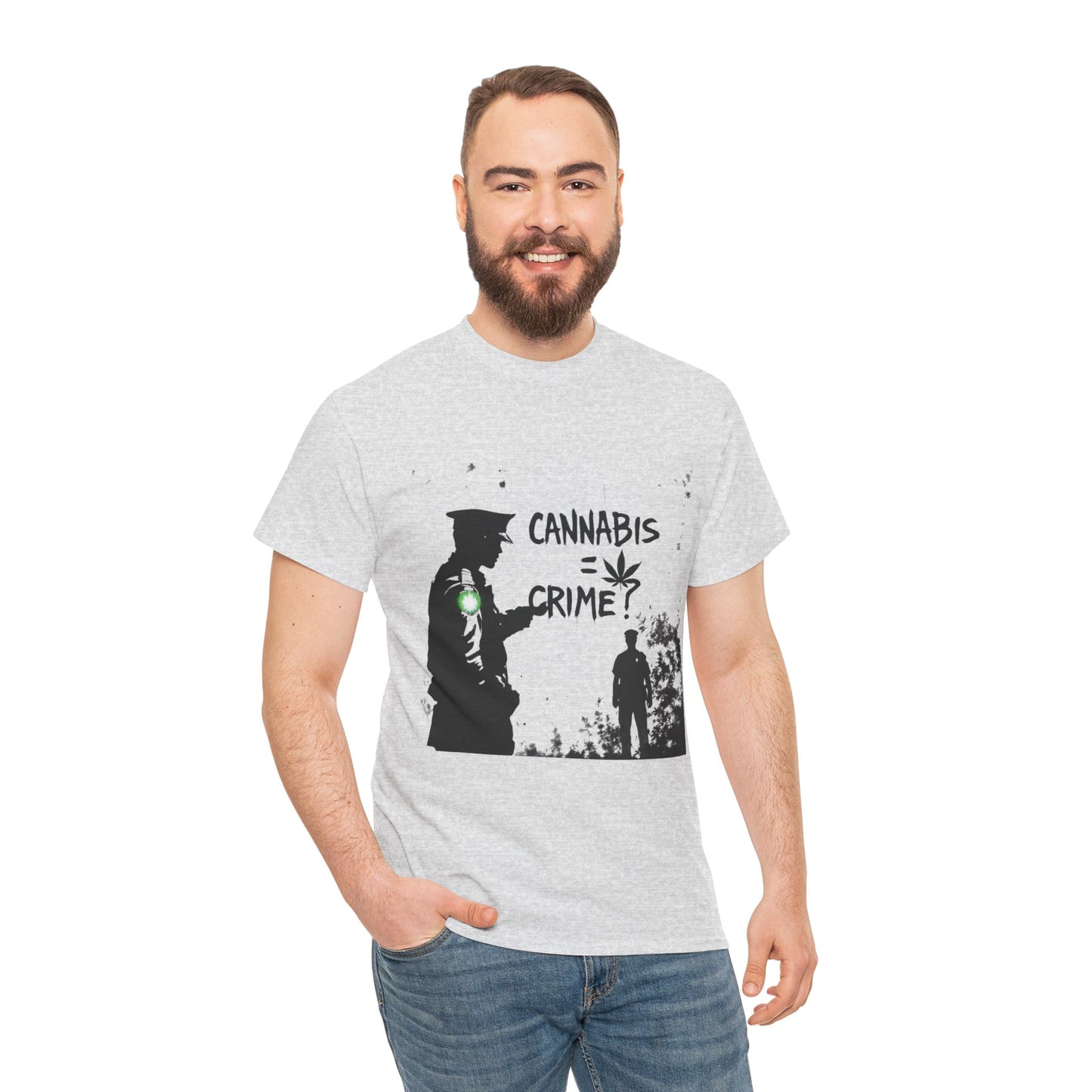Weed = Crime? Graphic Tee — Protest/Streetwear Shirt