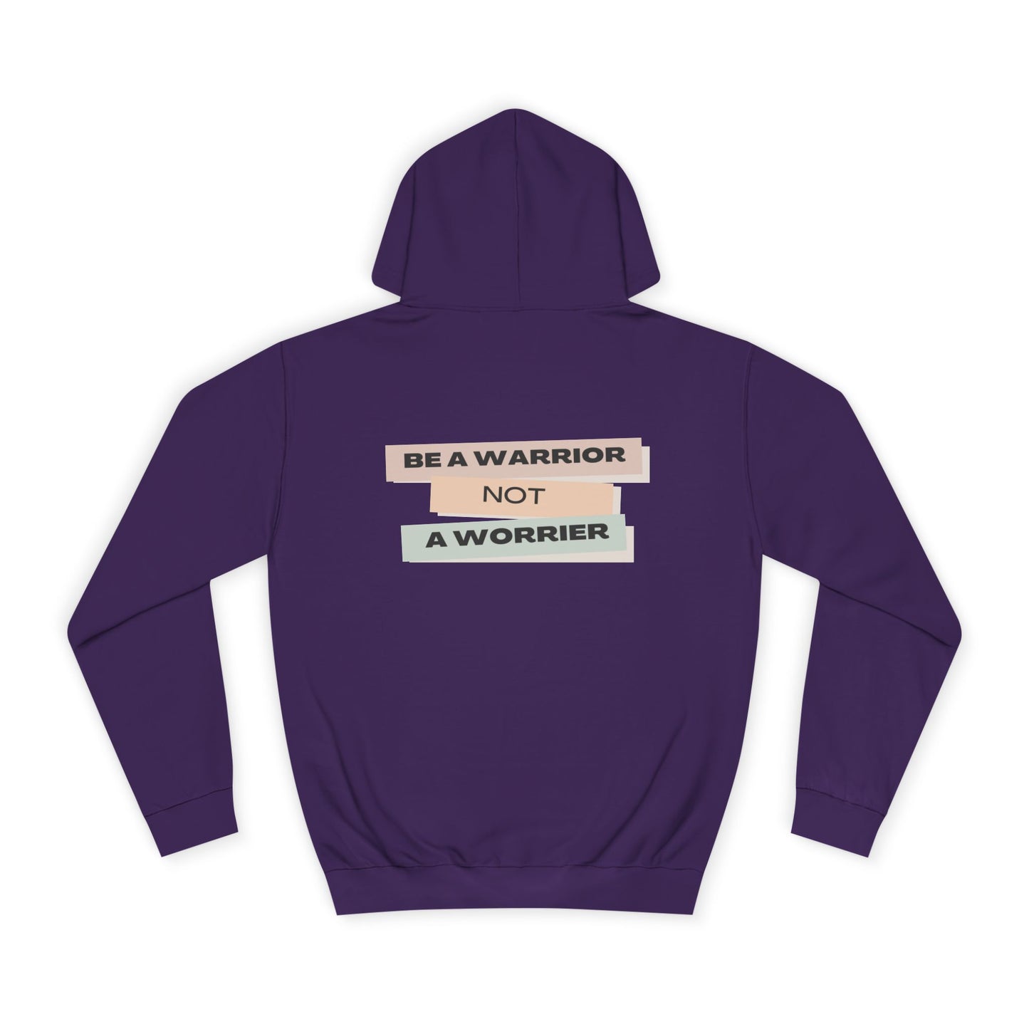 Unisex College Hoodie with Motivational Saying
