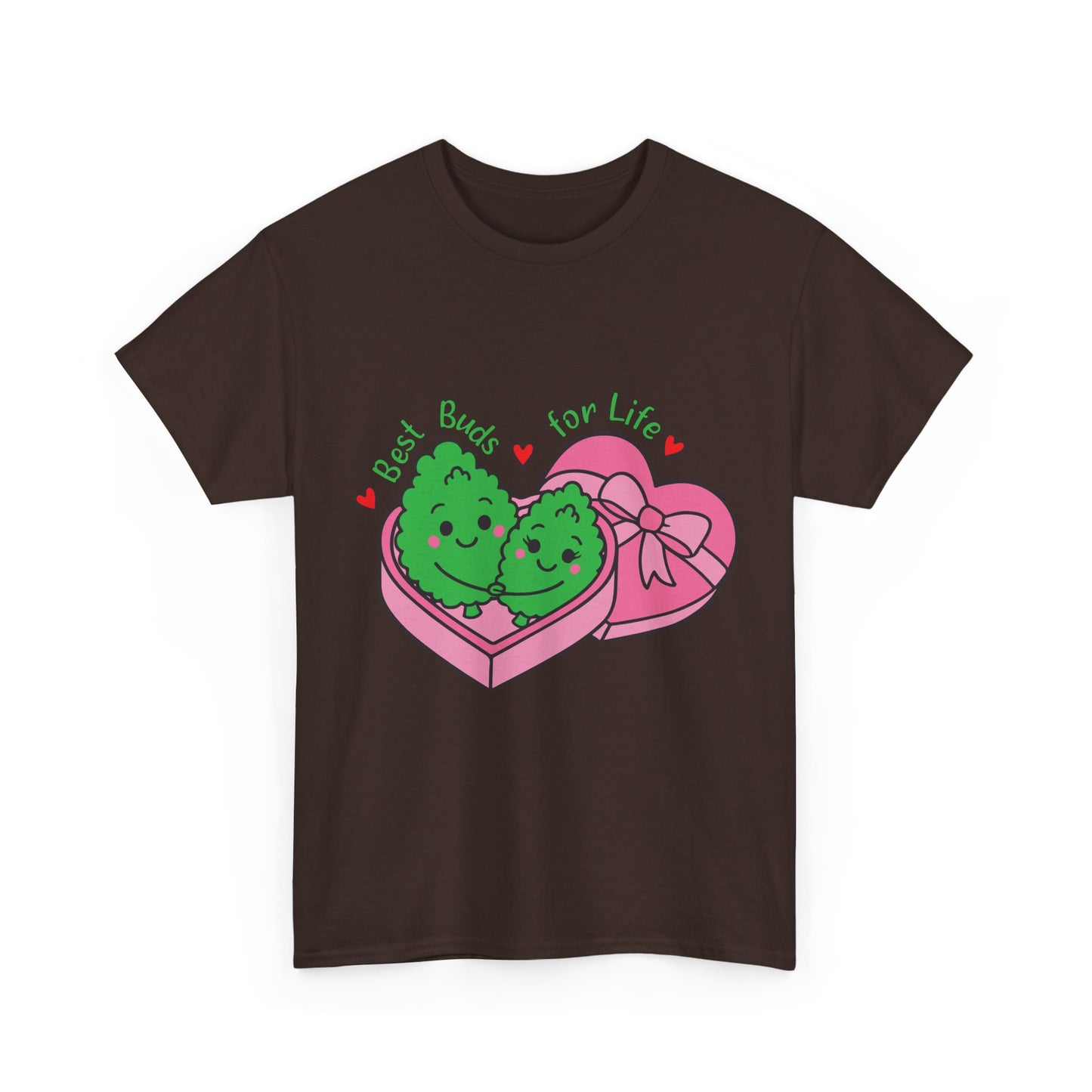 Friendship Heart Tee — “Best Buds for Life” Cute Plant Friends Valentine T‑Shirt