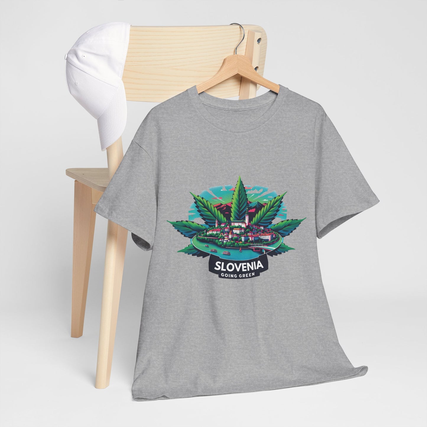 Slovenia is Going Green Heavy Cotton Tee