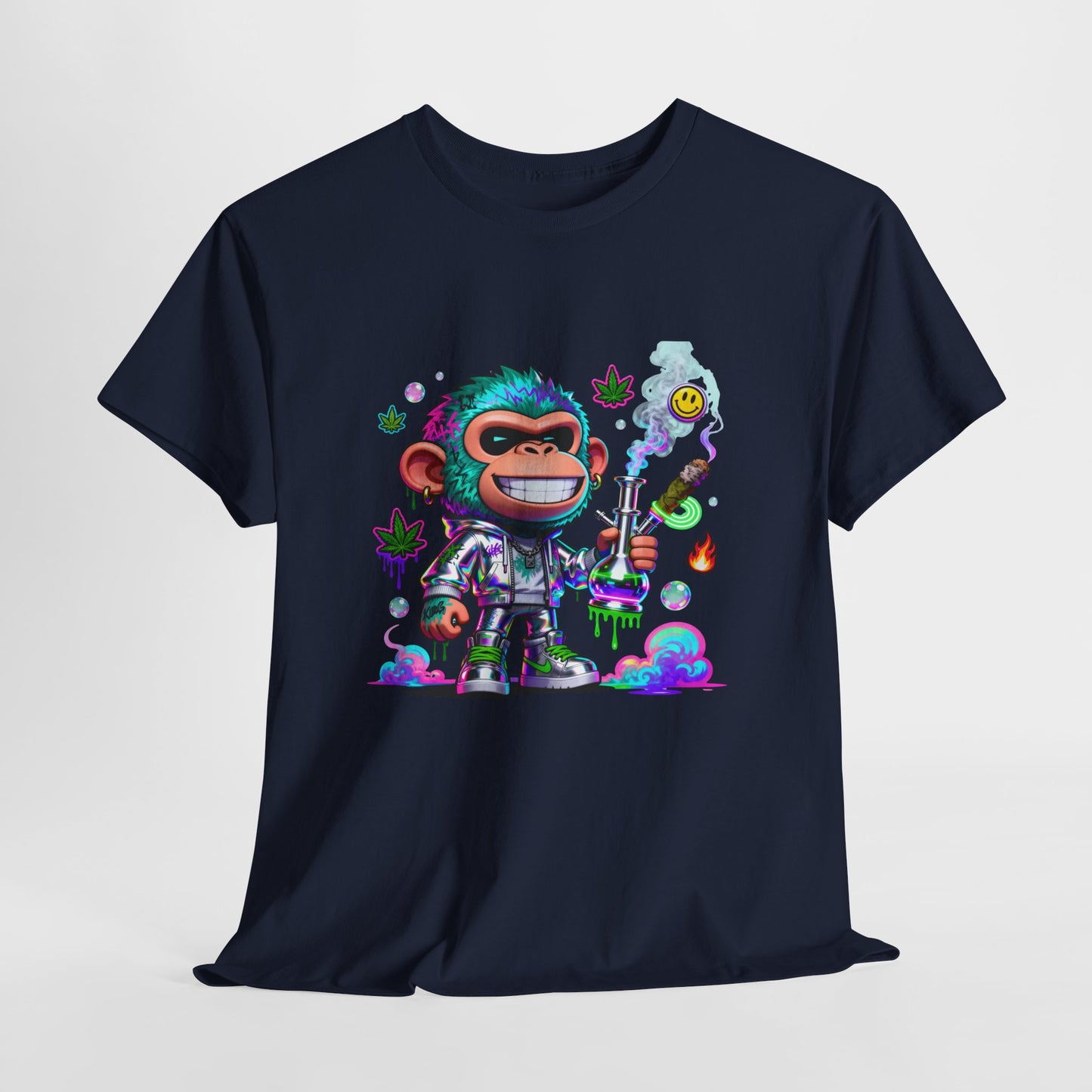 Monkey Astronaut Tee — Colorful Space Ape Graphic T‑Shirt
