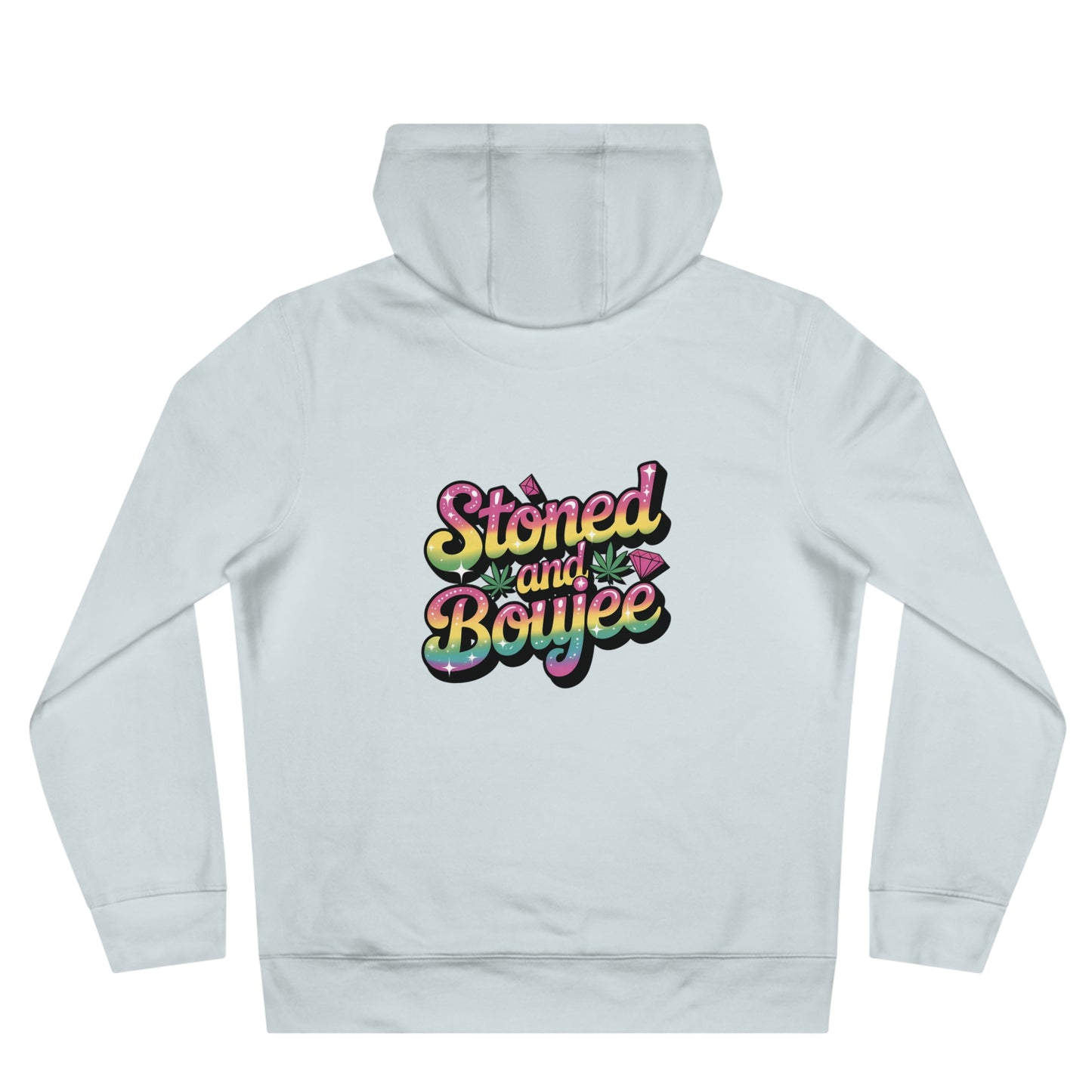 King Graphic Hoodie — 'Stoned and Boujee' Colorful Royal Queen Streetwear