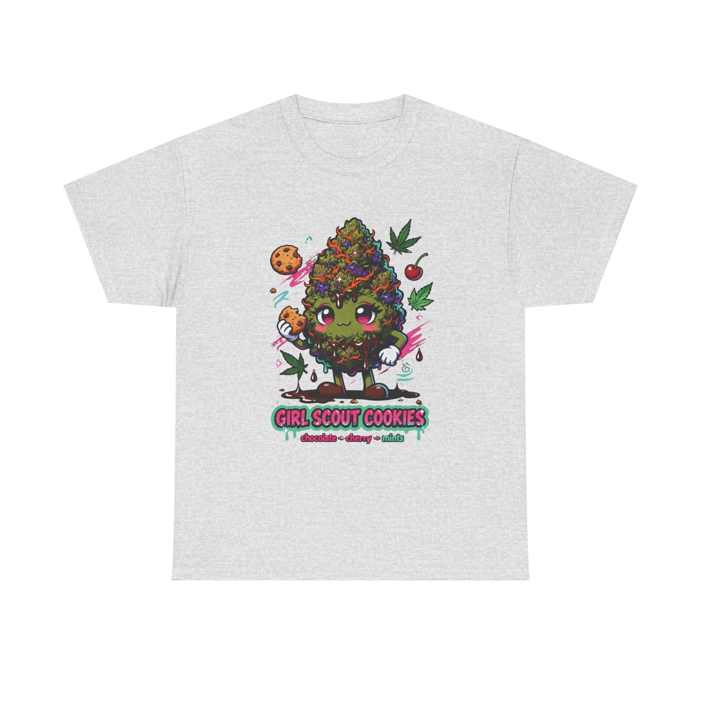 Girl Scout Cookies 420 Tee — Cute Bud Character Graphic T-Shirt