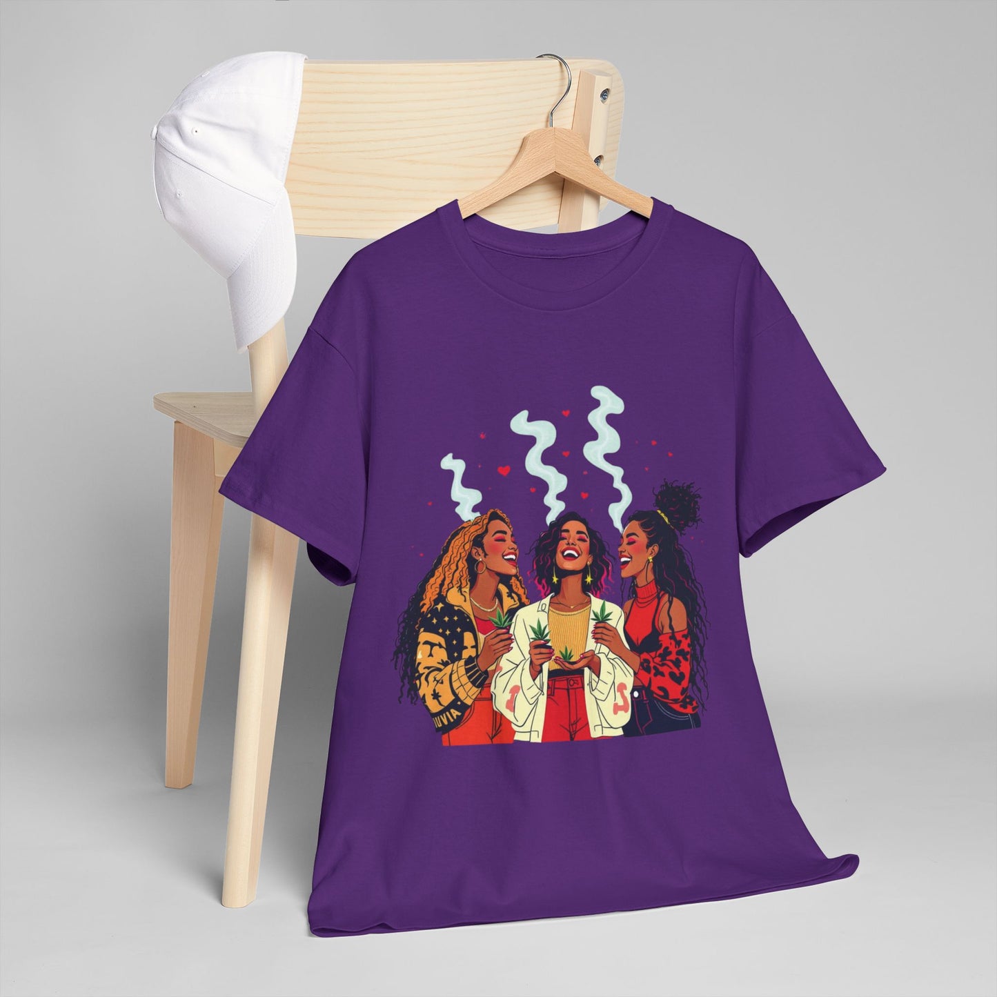 Sisterhood Vibes T-Shirt — Joyful Diverse Women Graphic Tee