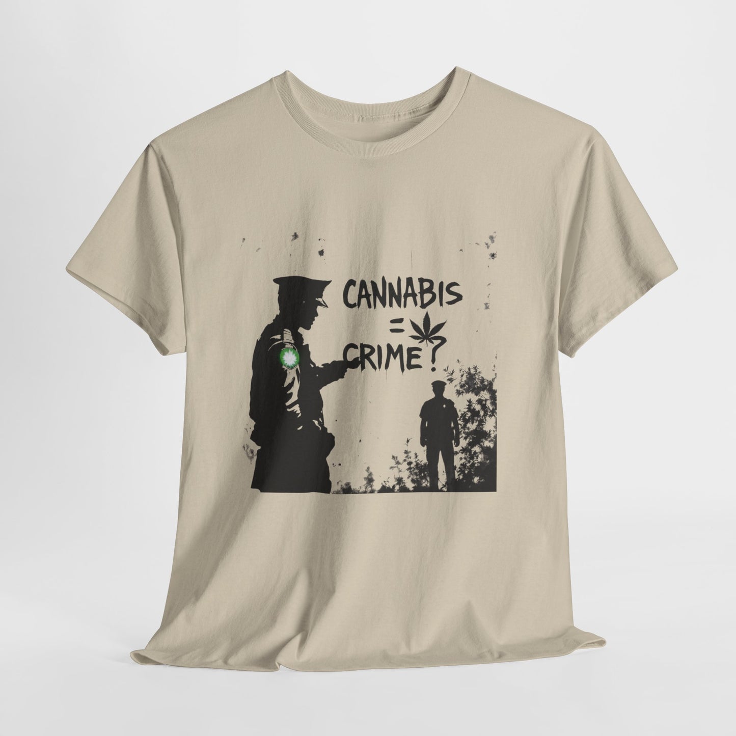 Weed = Crime? Graphic Tee — Protest/Streetwear Shirt