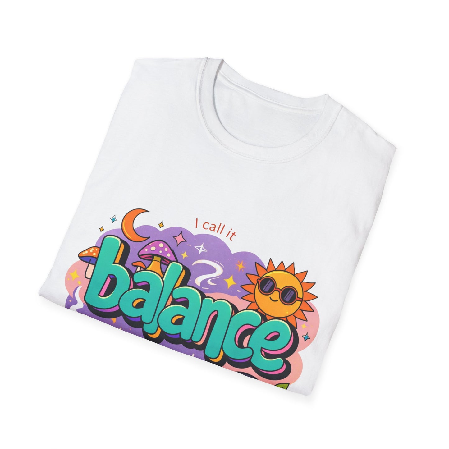 Balance Graphic T-Shirt — "It’s Self-Care Not Laziness" Relaxation Vibe