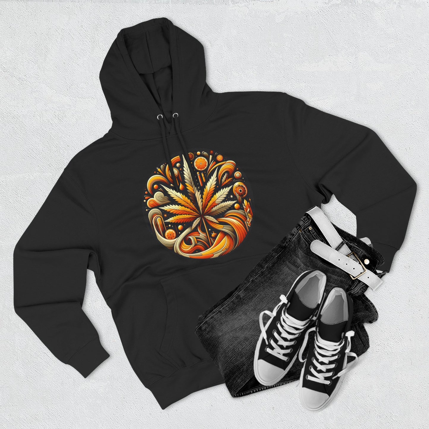 Orange Creamsicle Pullover Hoodie