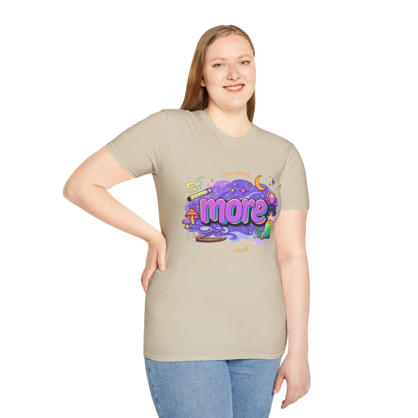 More Rituals Graphic T-Shirt — Whimsical Nighttime Mushroom Design