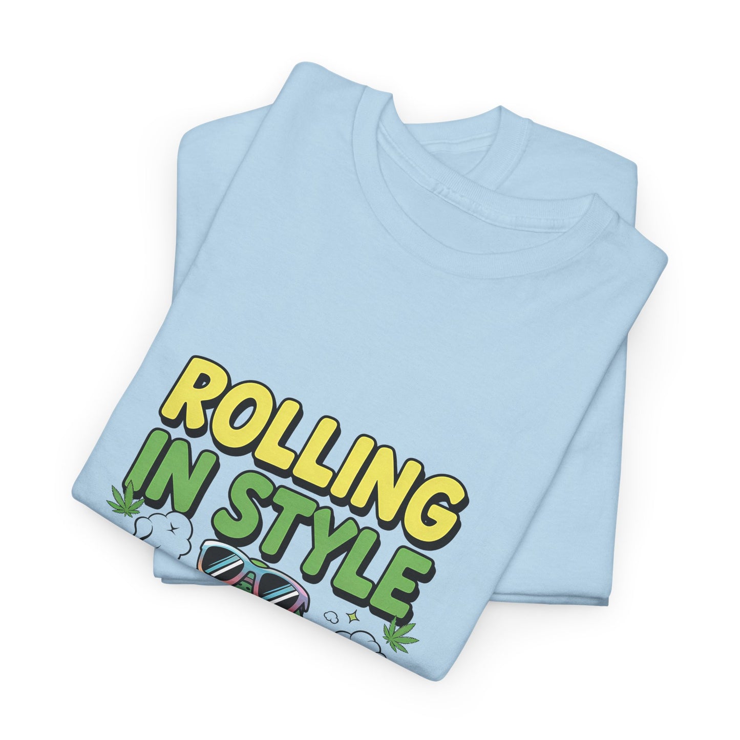 Rolling in Style Turtle T-Shirt — Cute Cartoon Turtle Graphic Tee