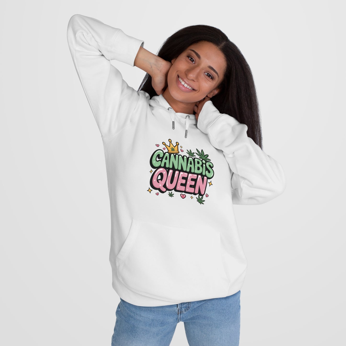 420 Queen Hoodie — 'I Like Big Blunts and I Cannot Lie' Graphic Pullover