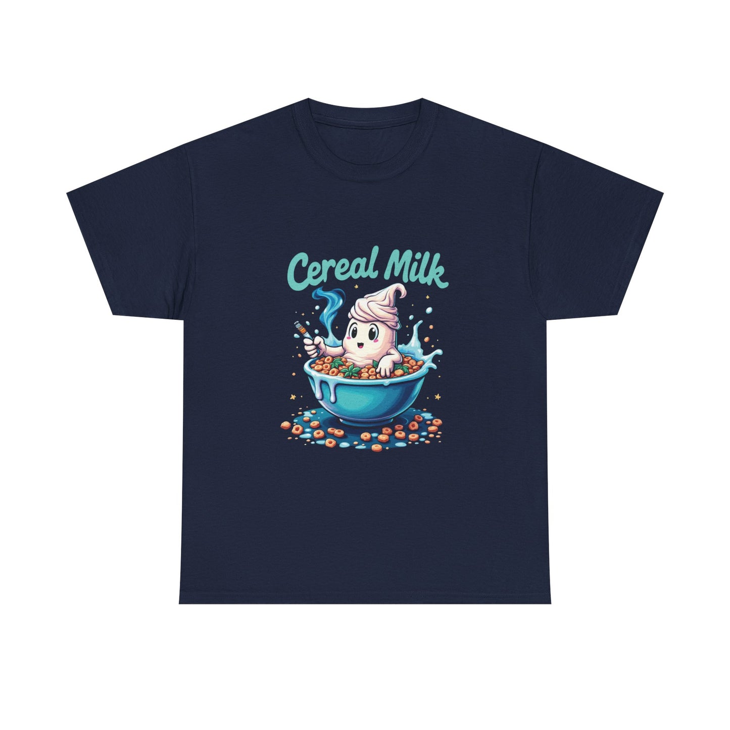 Cereal Milk Tee — Cute Cereal Mascot Graphic Shirt