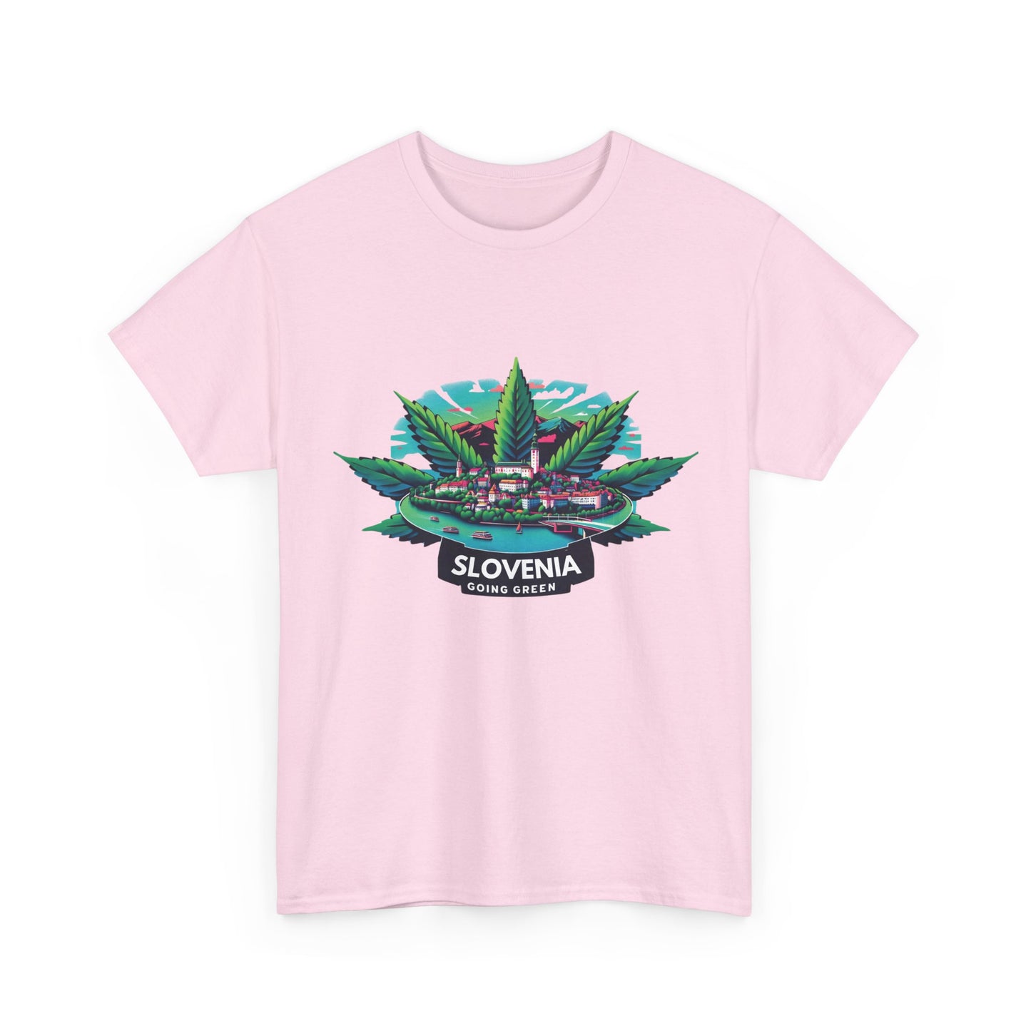 Slovenia is Going Green Heavy Cotton Tee