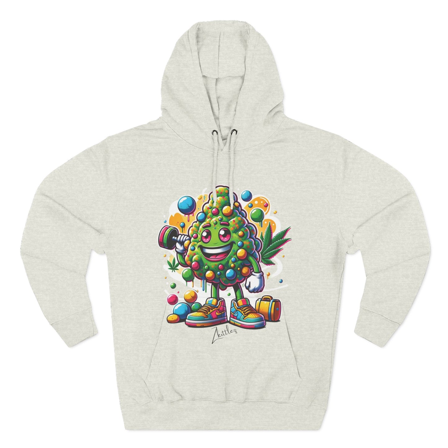 Zkittlez Three-Panel Fleece Hoodie