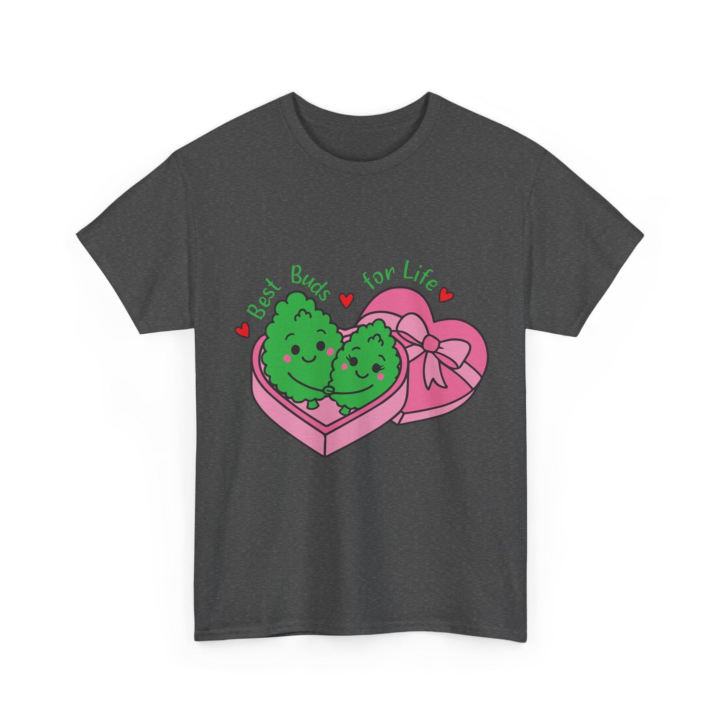 Friendship Heart Tee — “Best Buds for Life” Cute Plant Friends Valentine T‑Shirt