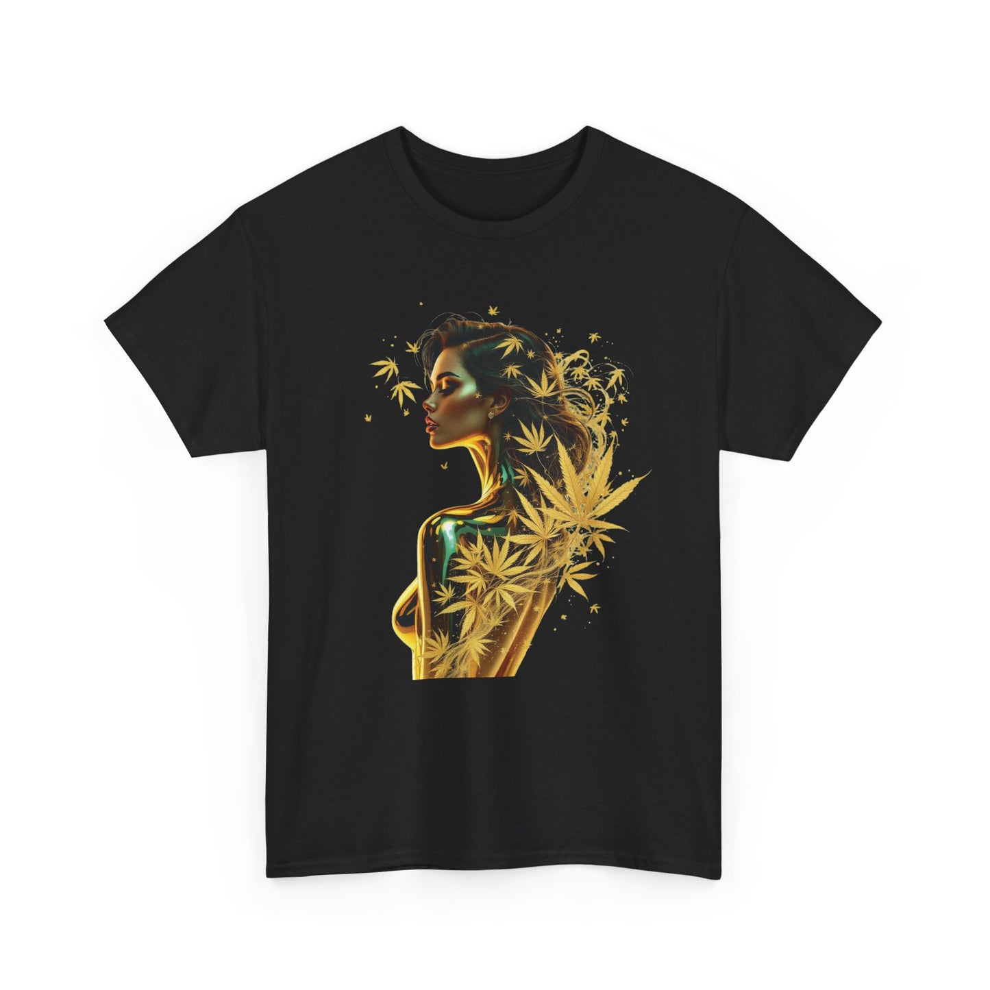 T-Shirt — Golden Goddess 420 Art Tee