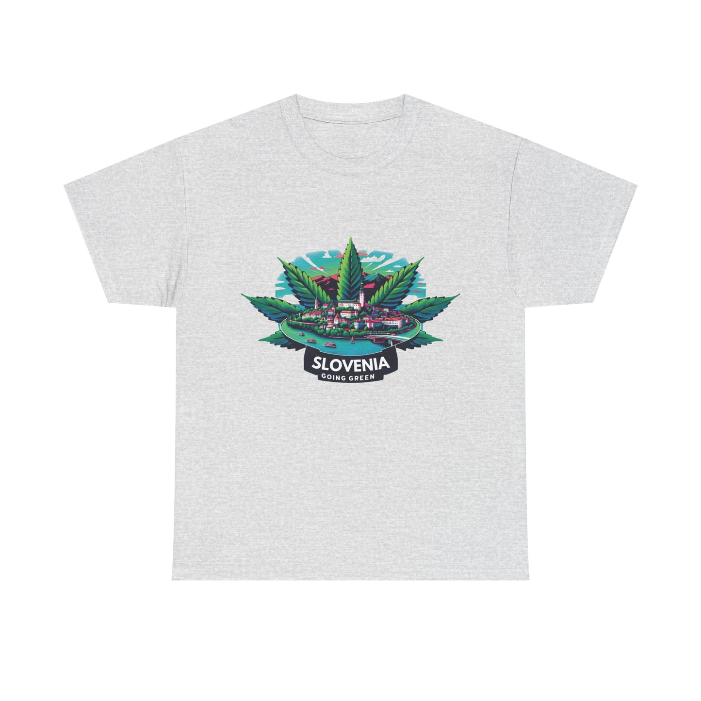 Slovenia is Going Green Heavy Cotton Tee
