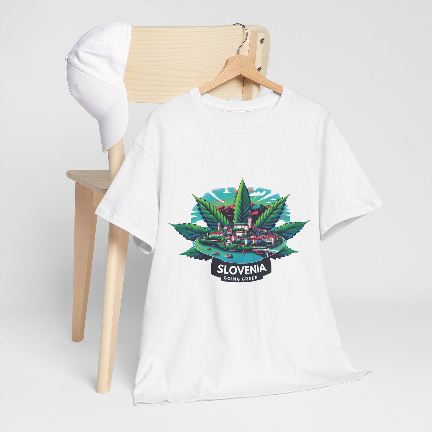 Slovenia is Going Green Heavy Cotton Tee