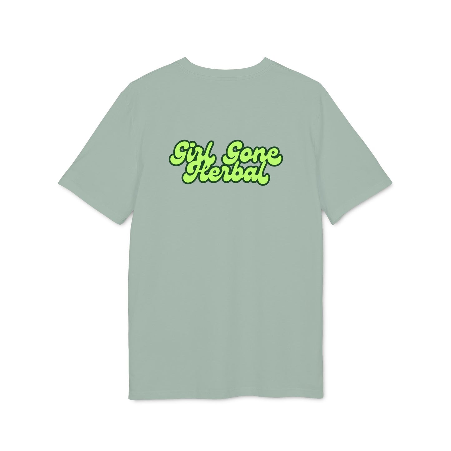 Herbal Vibes T-Shirt — "Girl Gone Herbal" Green Goddess Graphic Tee