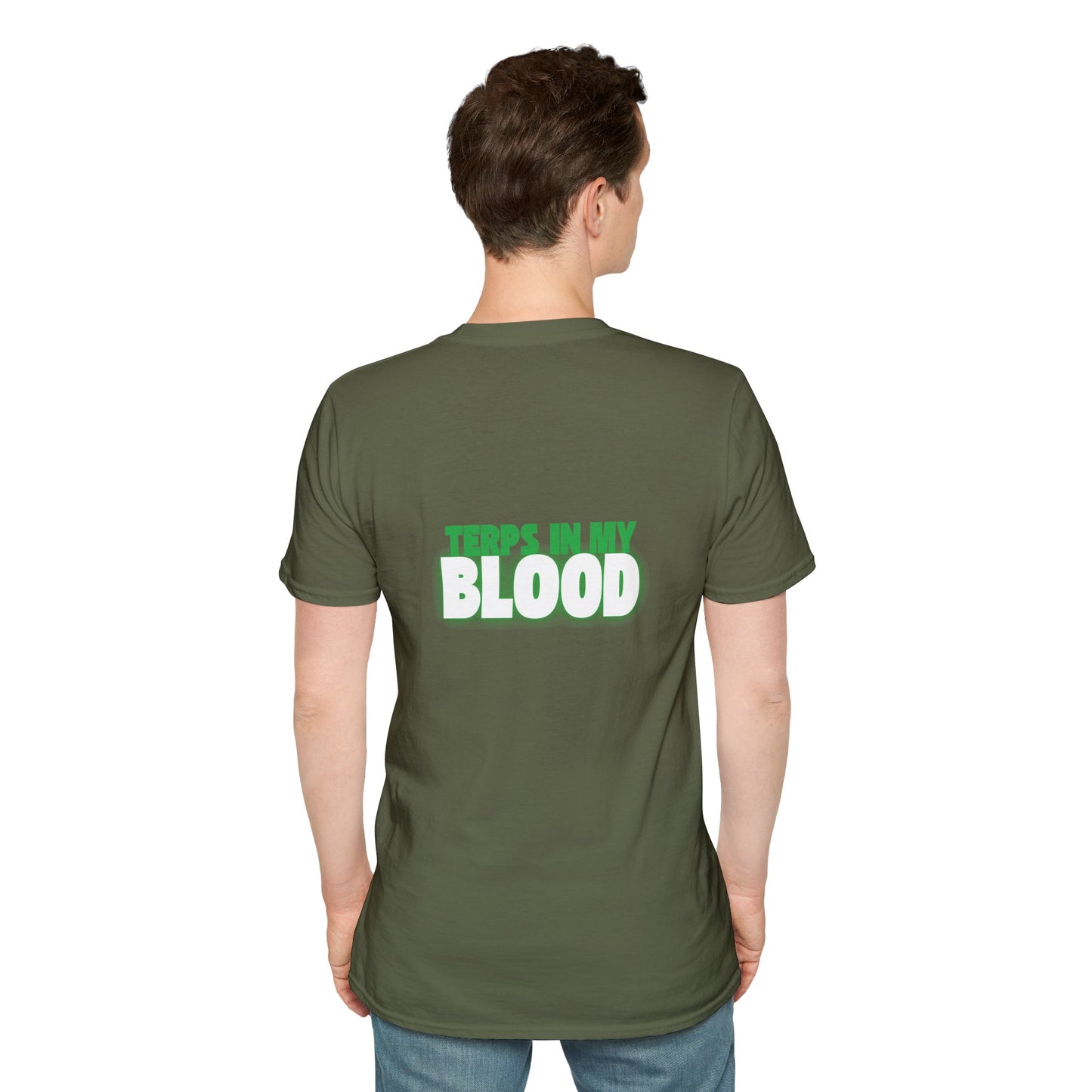 Terps In My Blood T-Shirt - Cute Nug Character Graphic Tee