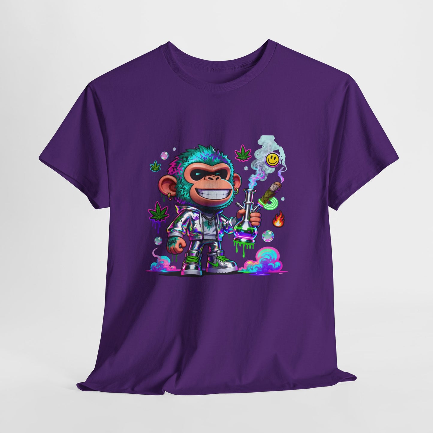 Monkey Astronaut Tee — Colorful Space Ape Graphic T‑Shirt