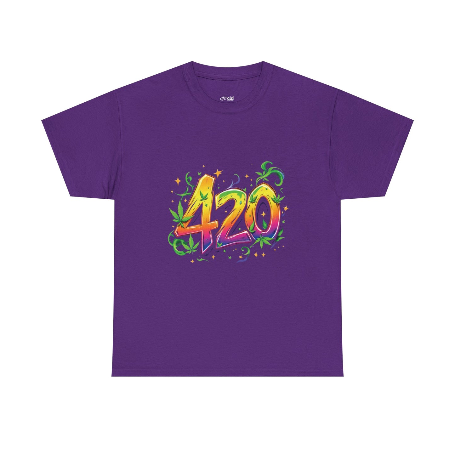 420 Colorful Tee — Psychedelic Stoner Graphic T-Shirt for 4/20 Celebrations