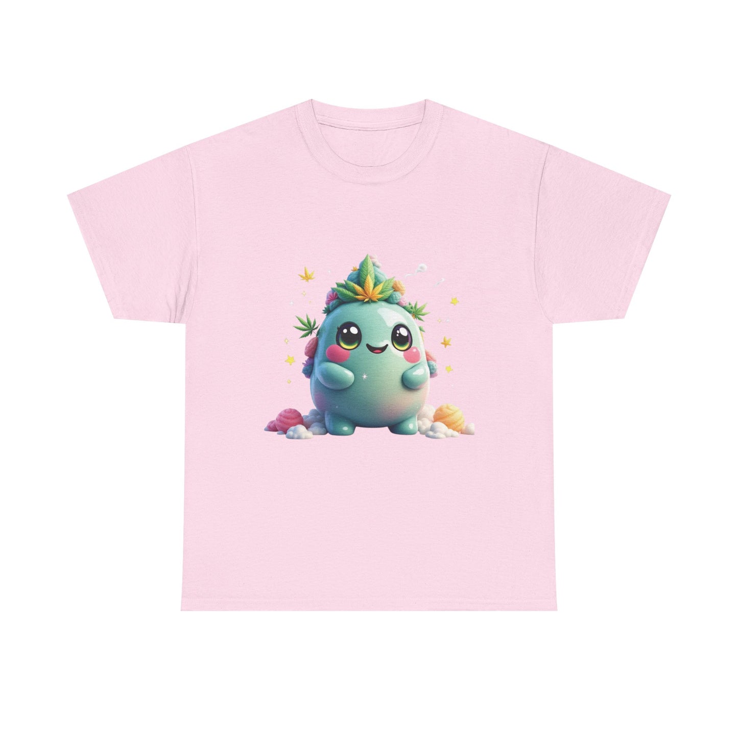 Cute 420 Character T-Shirt — Kawaii Succulent Tee