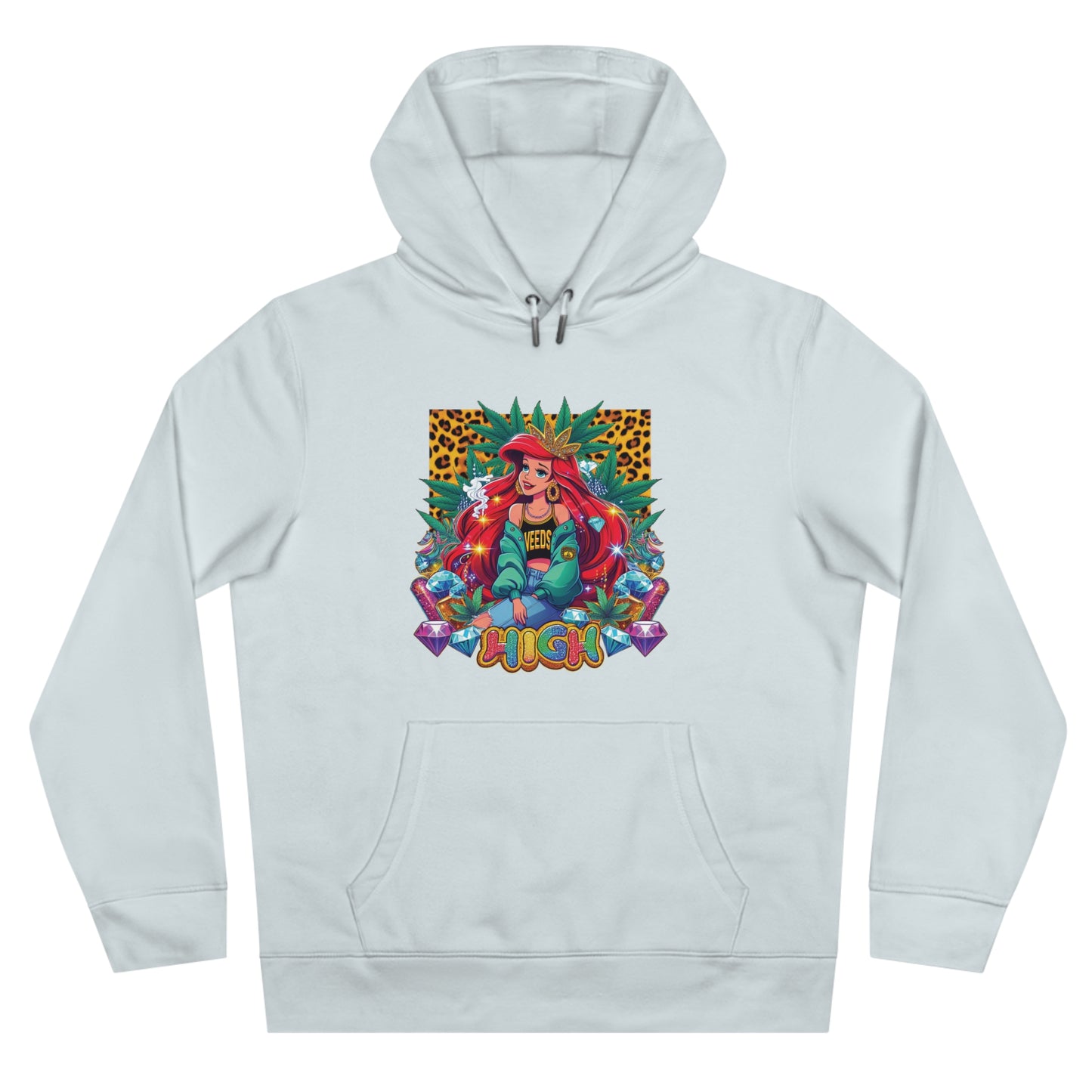 King Graphic Hoodie — 'Stoned and Boujee' Colorful Royal Queen Streetwear