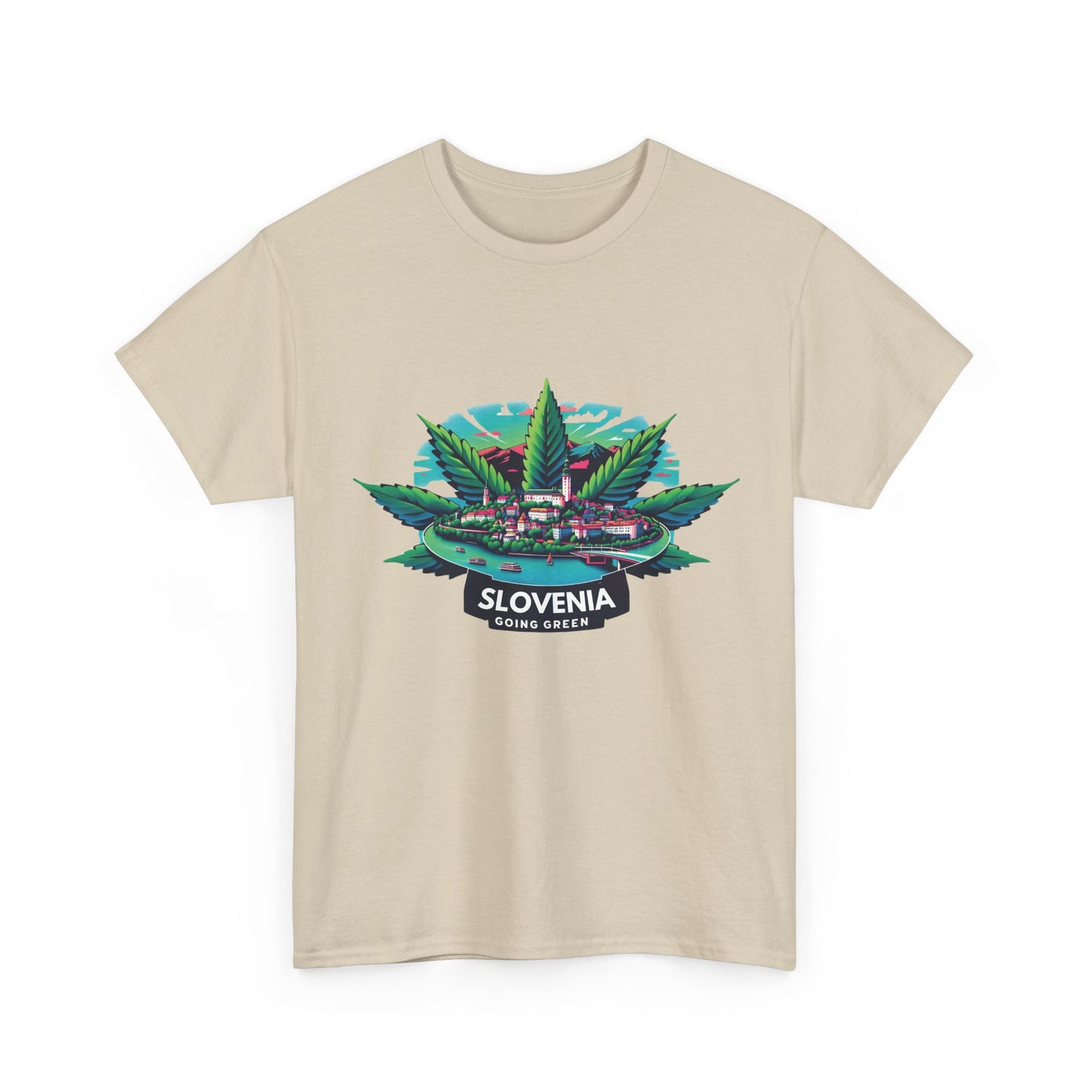 Slovenia is Going Green Heavy Cotton Tee