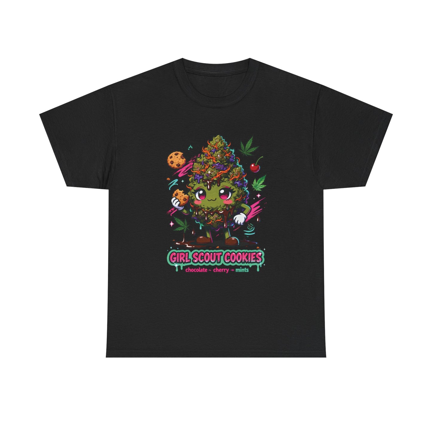 Girl Scout Cookies 420 Tee — Cute Bud Character Graphic T-Shirt