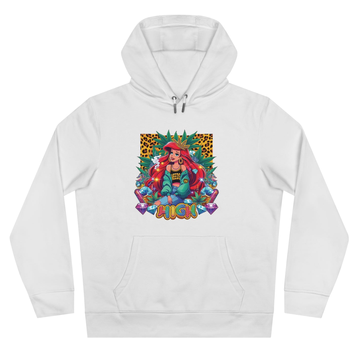 King Graphic Hoodie — 'Stoned and Boujee' Colorful Royal Queen Streetwear
