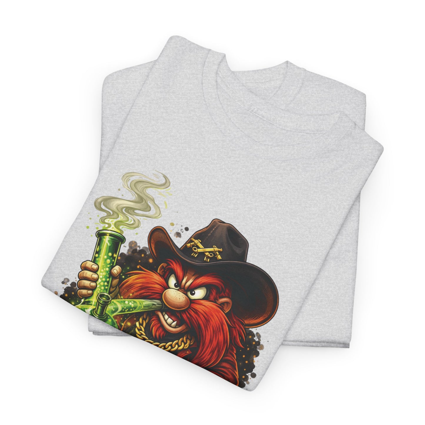 Viking Alchemist Graphic Tee — Fiery Dwarf with Potion