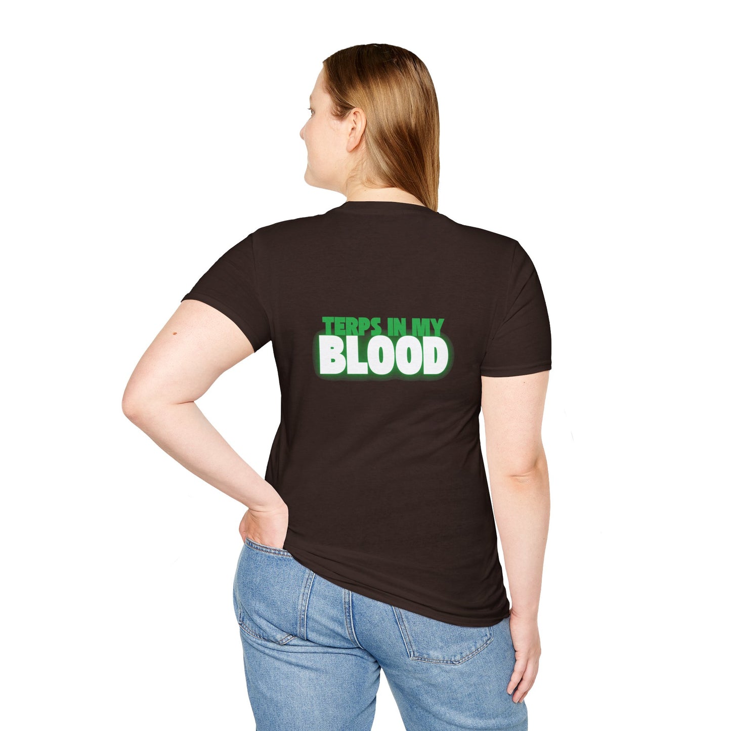 Terps In My Blood T-Shirt - Cute Nug Character Graphic Tee