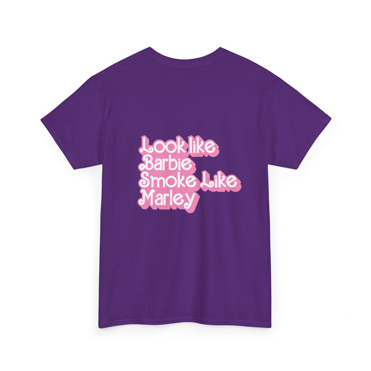 Cinderella Retro Pinup Tee — "Look Like Barbie, Smoke Like Marley" Graphic T‑Shirt